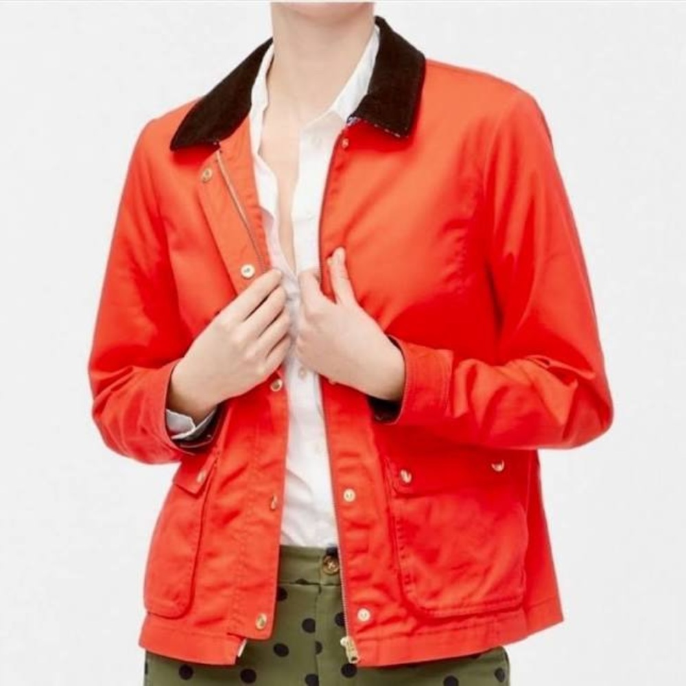NWT J. Crew Factory red barn jacket